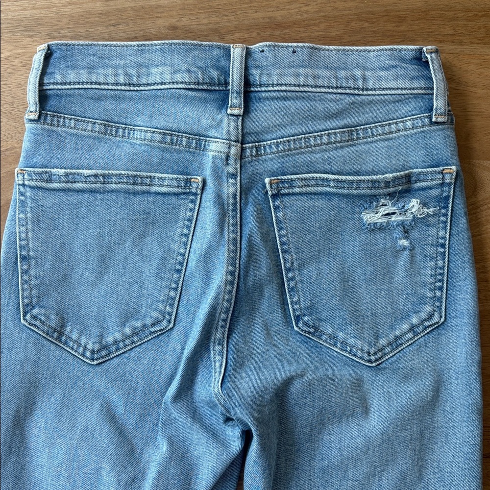 GAP Vintage Slim High Rise Jeans - Light Blue - Picture 6 of 8